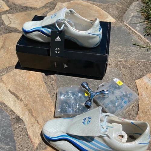 Adidas F50.6 Tunit Upper football boots new, deadstock, white and blue