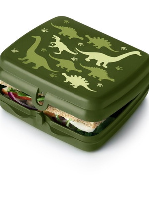 Tupperware sandwich containers, set of 2, with and without designs