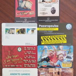 Greek phone cards 2003, pack of 8