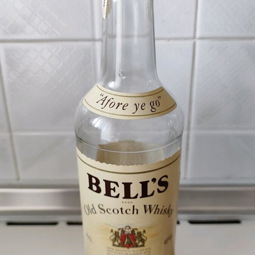 Bell's Scotch Whisky collectible empty bottle 55 years like new