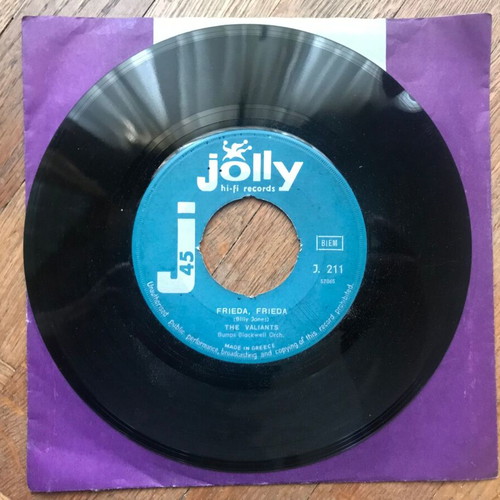 7" single The Valiants - Please Wait My Love / Frieda, Frieda like new