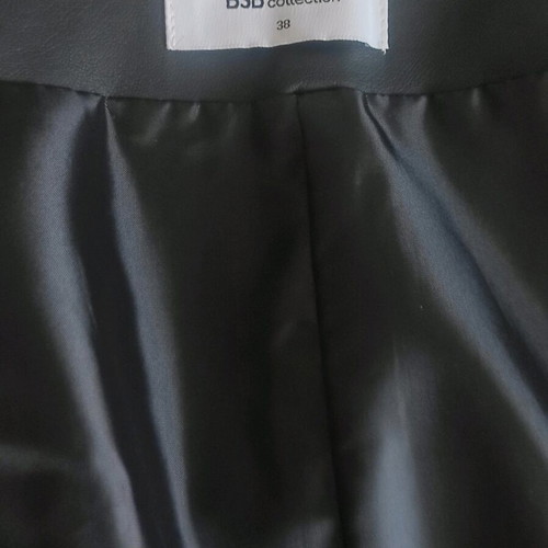 BSB Leather-Look Mini Skirt like new, black, biker style
