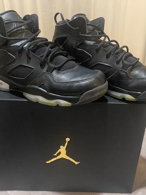 Nike Jordan FLTCLB '91 basketball shoes used, size 40 black