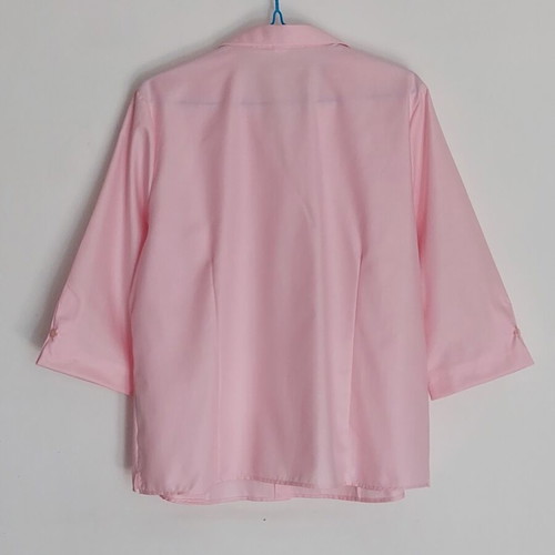 Eterna women's shirt new, XXL, soft light pink, 3/4 sleeve