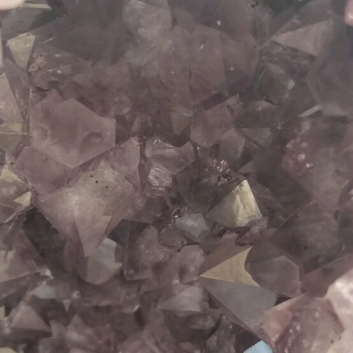 Amethyst Geode new with calcite crystal from Brazil