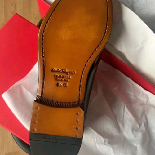 Salvatore Ferragamo Tramezza loafers new, size 43-43.5, black
