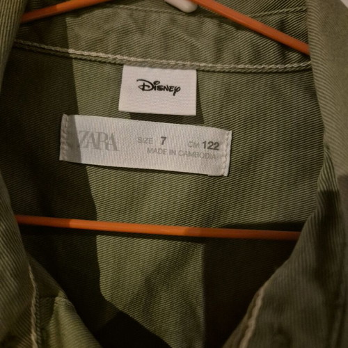 Zara x Disney kids shirt like new, size 122 cm