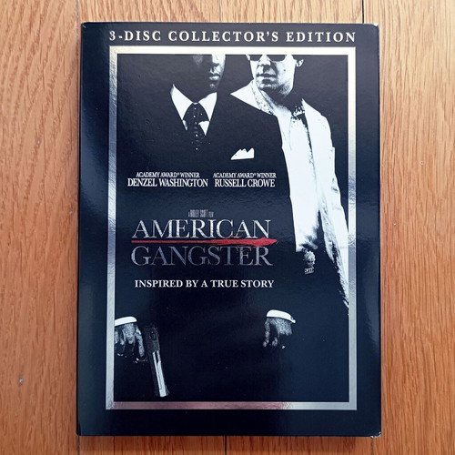 American Gangster DVD μεταχειρισμένο, 3 δίσκοι συλλεκτική έκδοση με υπότιτλους