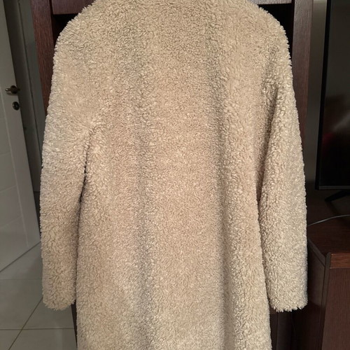 Rino & Pelle teddy coat like new, beige, size M