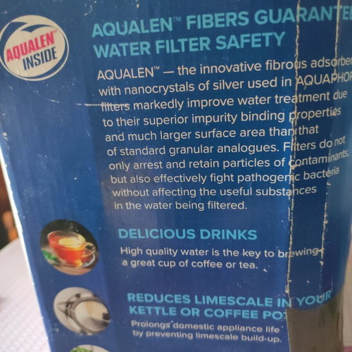 Aquaphor water filters new, set of 2 pieces