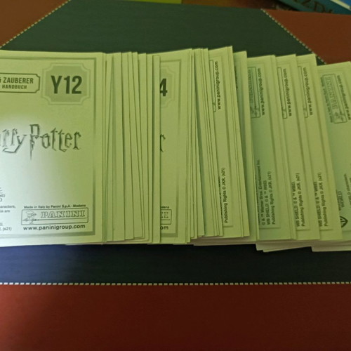 Harry Potter Panini stickers used, pack