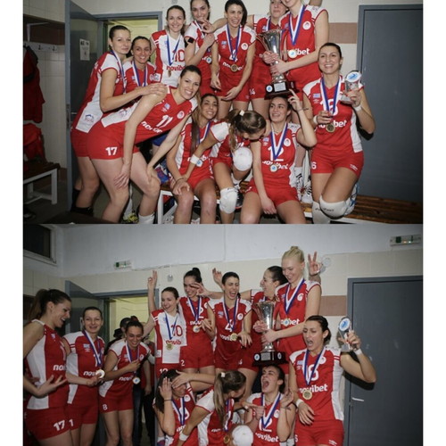 Olympiakos Women's Volleyball Jersey like new