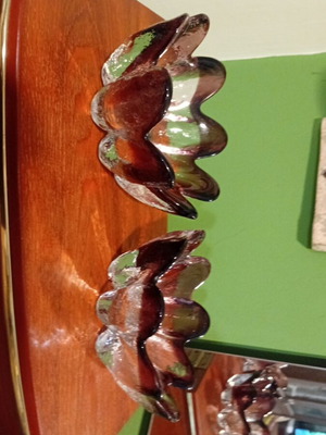 Vintage blown decorative items like new, pack of 2 pieces