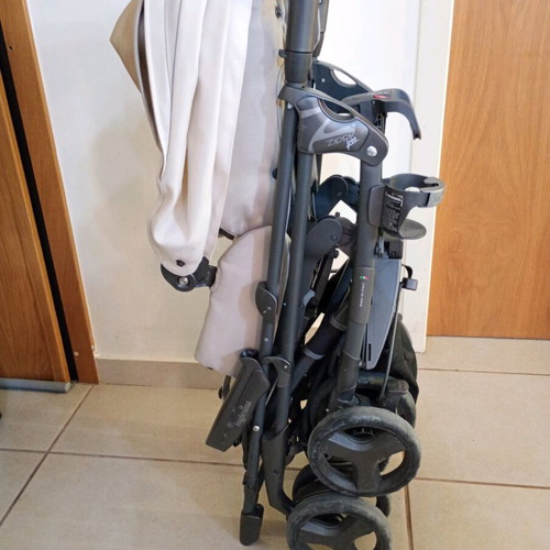 Inglesina Zippy Free stroller used with car seat and accessories