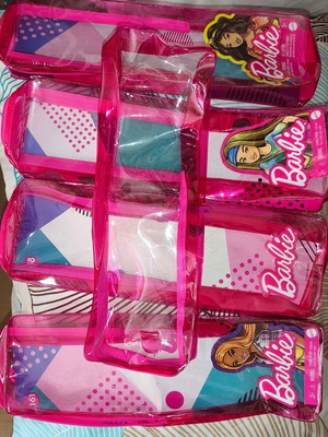Barbie cases, set of 5