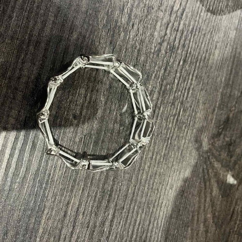 Elastic bracelet like new, silver