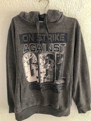Sweatshirt used, gray, size 16