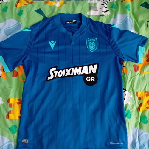 PAOK football jersey 2019 third kit like new, collectible, size small