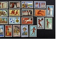 γραμματοσημα 1960 αναμνηστικη προσκοπων και ολυμπιακων