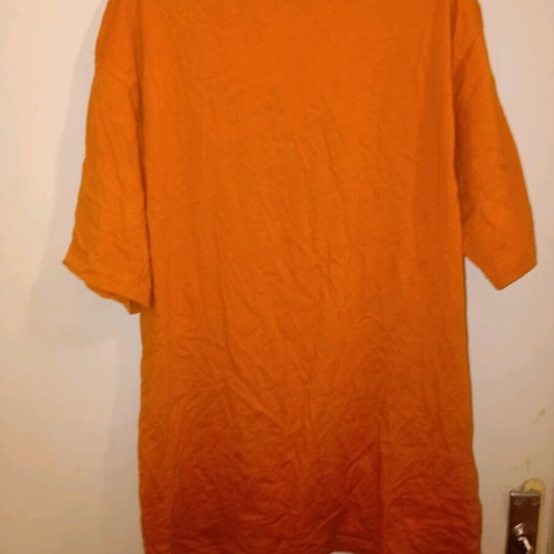 Adidas Equipment vintage unisex cotton t-shirt used, orange, M/L