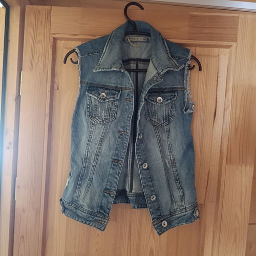 Denim vest new, blue