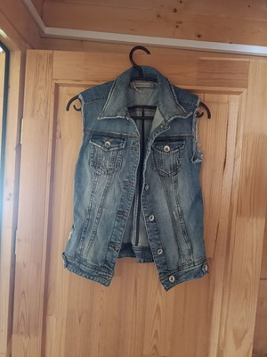 Denim vest new, blue