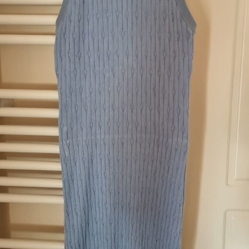 Mini blue dress like new, size M 38 10