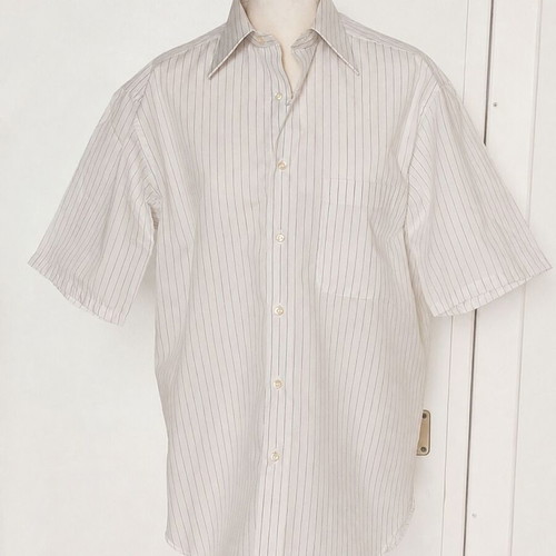 Enrico Coveri Men's Short-Sleeve Shirt 100% Cotton New with Tags M