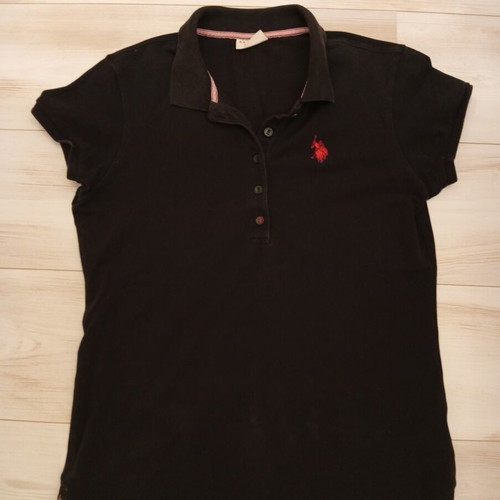 Polo t-shirt large, like new, black women's