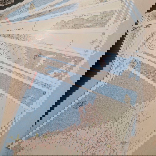 Οι χάρτες της Ελλάδας Interamerican σαν καινούργιο με φάκελλο και δώρο χάρτης μεγάλος