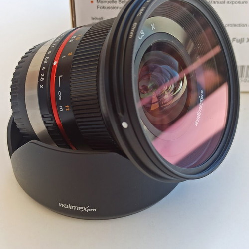Walimex Pro 12mm f/2 Lens for Fujifilm X like new