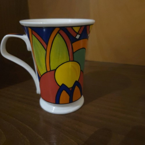 Biarrizt mugs designed by Jane Brookshaw, Dunoon fine bone china like new