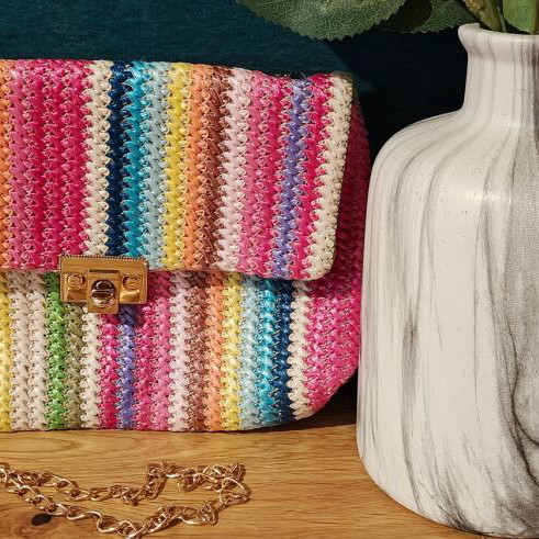 Shoulder bag multicolored new