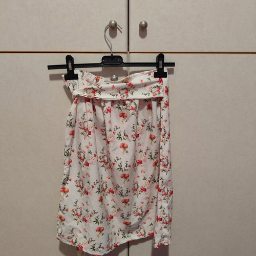 Floral pareo like new, multicolored, polyester
