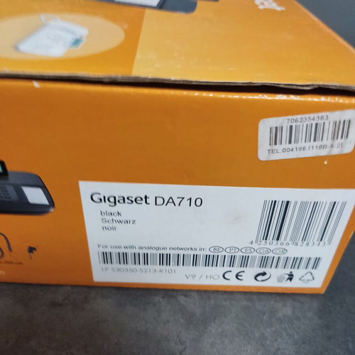 Gigaset DA710 landline phone like new, wired, black