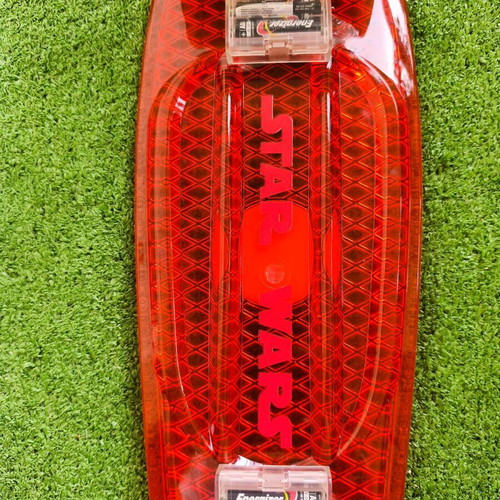 Star Wars collectible skateboard new with led lights and batteries