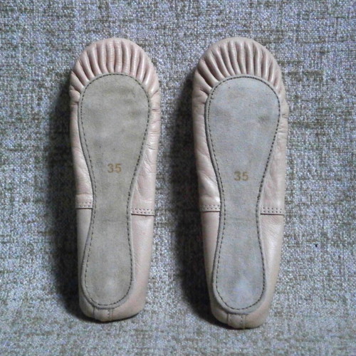 Soft Leather SHEDDO Ballet Shoes size 35 new, pink