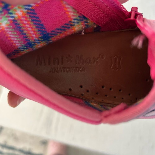 Mini Max children's winter slippers size 25 anatomical pink like new