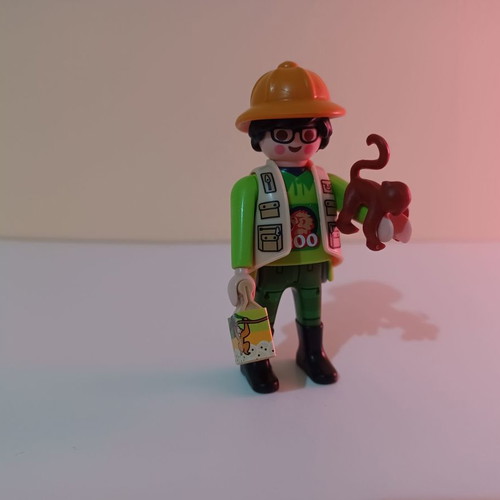 Playmobil zoologist used