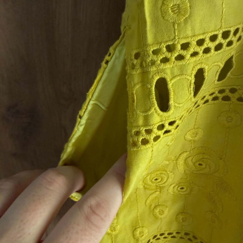 Killah summer women dress, used, size M, mustard color