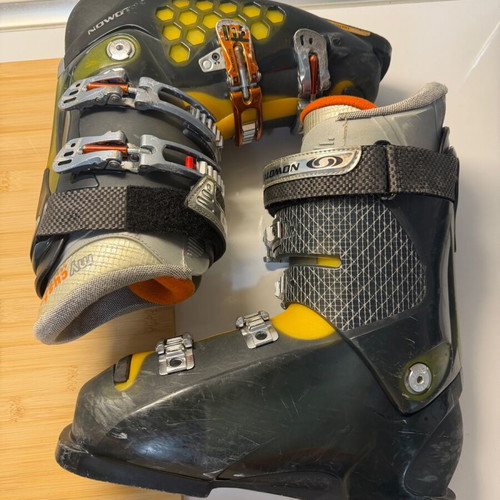 salomon 27 ski boot size Men's X PRO R90 Performance Boots Sports Basement 70 mm wide Dual Powerstrap and thin liner deliver the precise calf Salomon RS8 Skate Ski Package