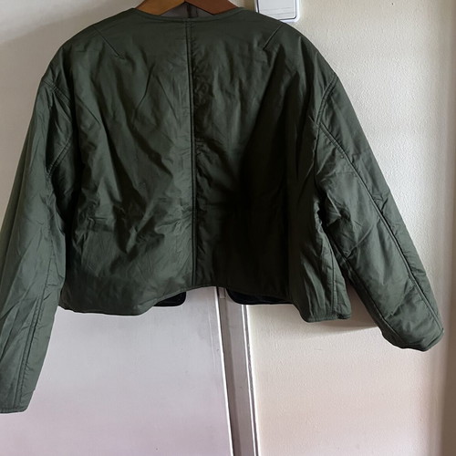 H&M reversible bomber jacket XXL, black and dark green