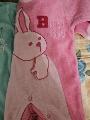 Baby girl outing rompers used, pack of 9