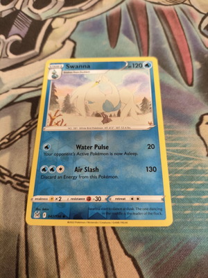 Swanna Pokemon Card Reverse Holo like new Lost Origin