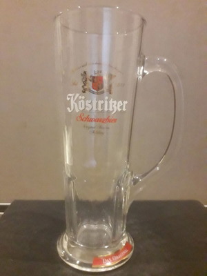 Kostritzer 0.5 Beer Mug used, with slight signs of wear