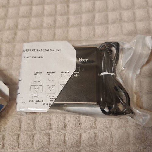 RJ45 Gigabit Network Splitter 1 προς 4 Ethernet LAN προσαρμογέας νέος 1000Mbps