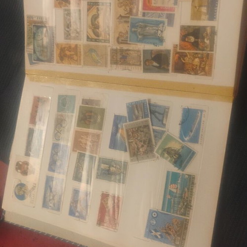 Stamp collection used from Greece