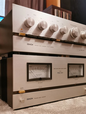 Denon PRA-1001 + POA-1001 предварителен + крайния усилвател