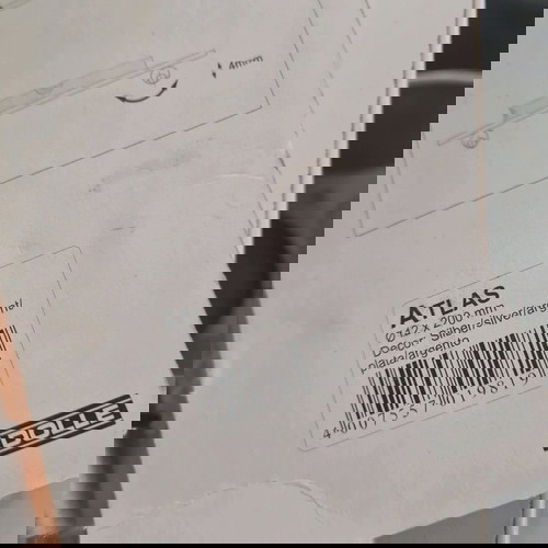 Βάσεις ραφιού Atlas 200 νέες, μεταλλικές δύο τεμάχια