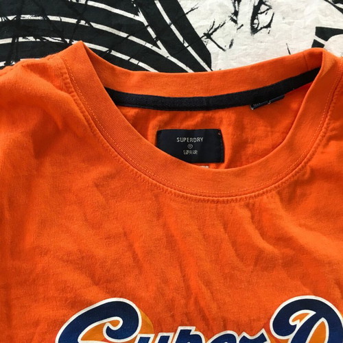 Superdry men's t-shirt XXL like new, colorful